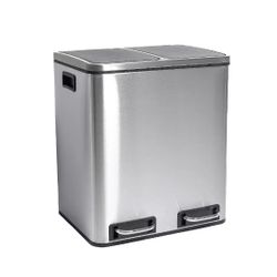 🏷️ NEW Soft-Close Double Compartment Step Trash Can & Recycling Bin