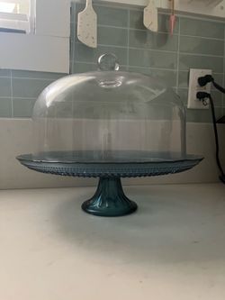 Fortessa Hobnail Glass Cake Stand with Cloche