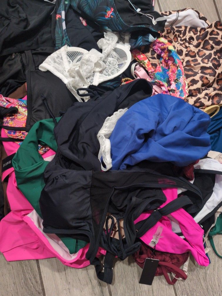 Three Swimsuits One Pieces Or Bikinis Or Tannies