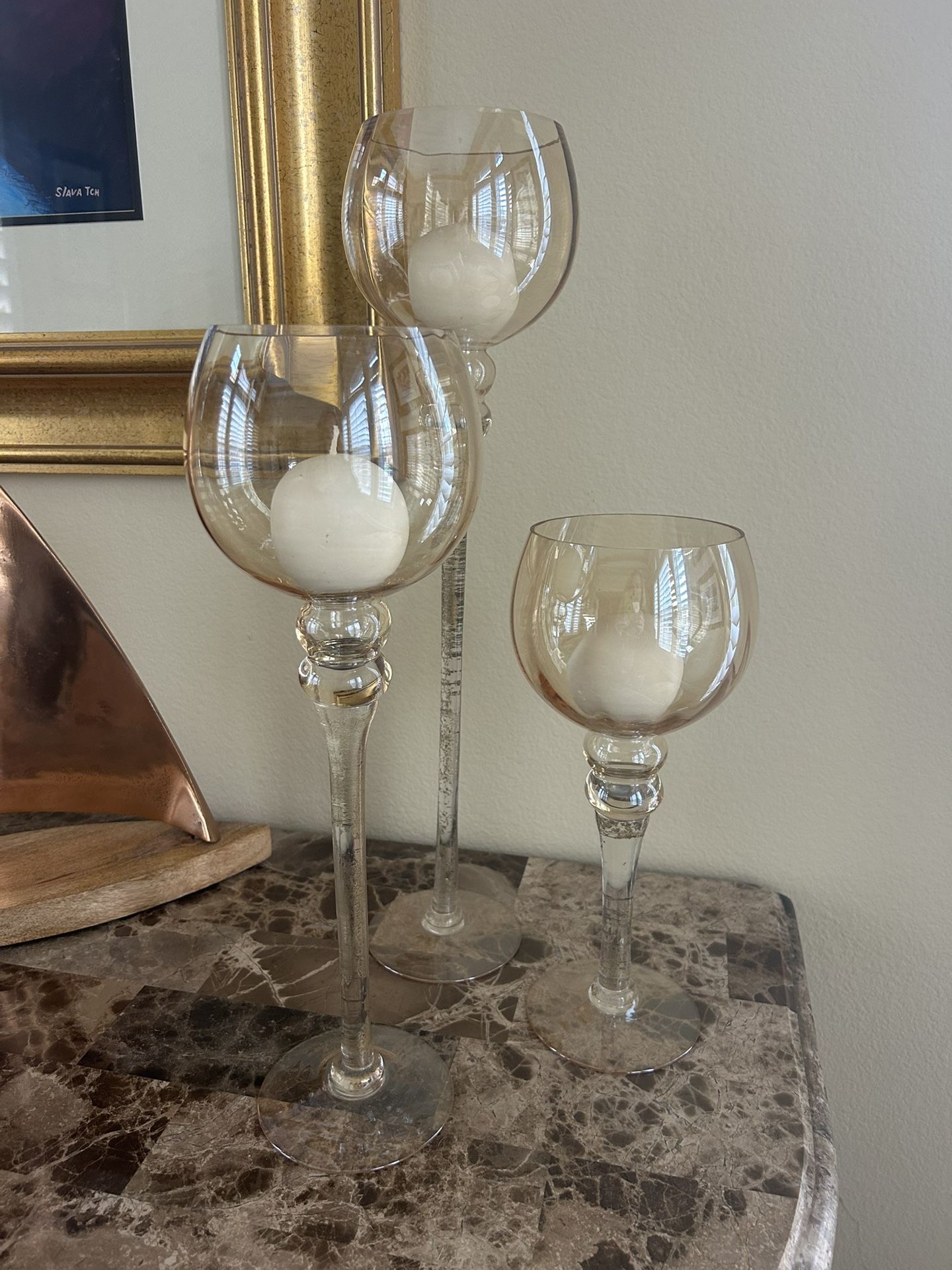 Candles And Holder