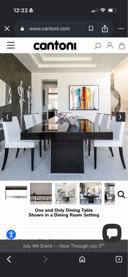 Dining Table & 8 Chairs