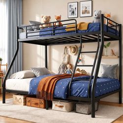 Twin over full metal bunk bed