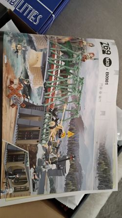 World War 2 battle scene LEGOS