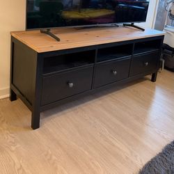 IKEA TV unit, black-brown/light brown