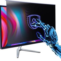 Computer Privacy Screen Filter 27" ,  Hanging Protector, Compatible Widescreen with Aspect Ratio 16:9, Anti-Glare  (27" Diagonal (16:9))