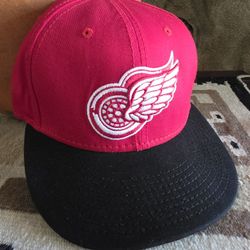 Detroit Red Wings Hockey New Era 9Fifty Red / Black Bill Hat NEW 