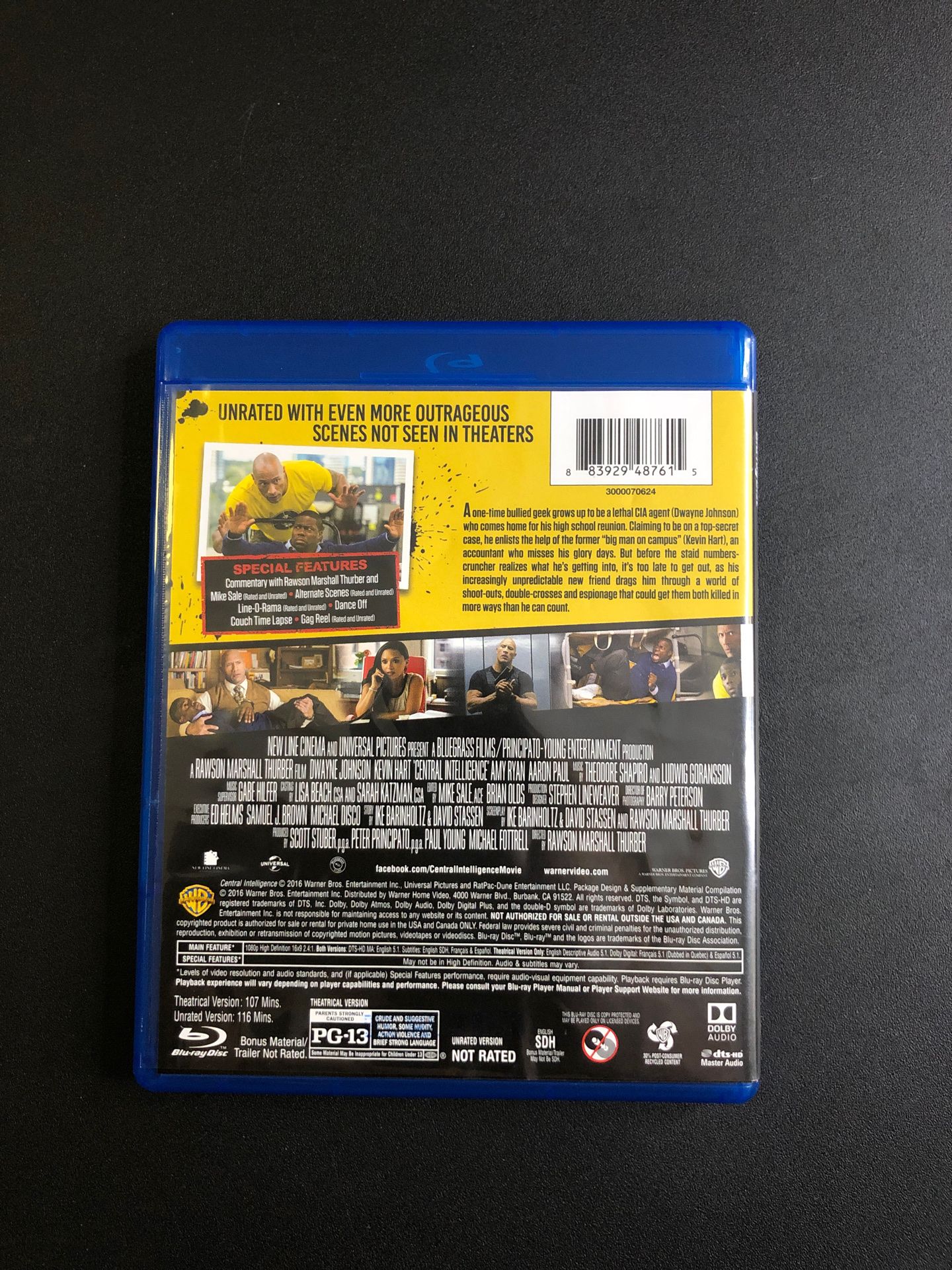 Central Intelligence Movie (Blu-Ray)