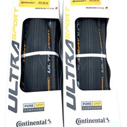 Continental Ultra Sport III Tires 700x25 (2 tires) NEW Folding 