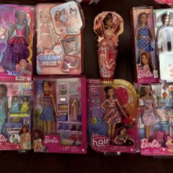 15 Total Barbies, Barbie Sets, Barbie Related 