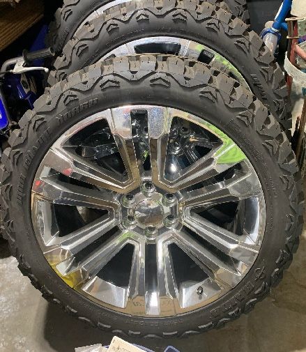 24" inch 24 x10" W heels for GMC Yukon Chrome GMC Denali Rims
