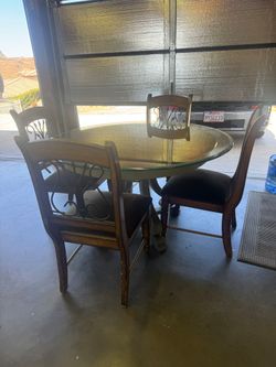 Dining table 4 chairs