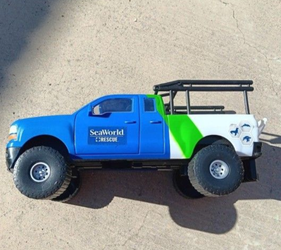 Sea World Rare Toy Rescue Mobile Rescue Unit Truck Nice!