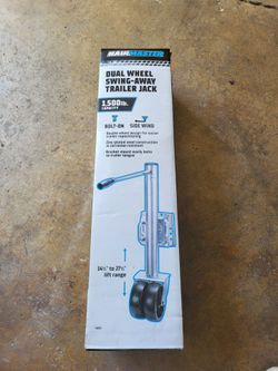 Dual  wheel  trailer jack