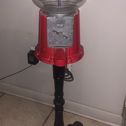 Large Cast Iron Gum Ball Machine $50
