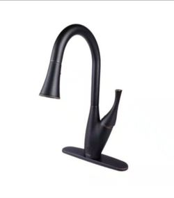 FLOW X Series Motion Activated Single-Handle Pull-Down Sprayer Kitchen Faucet in Oil-Rubbed Bronze