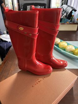 Coach Rain boots