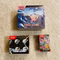 3x Pokemon Cards Chaos Rising Lot - Brand New