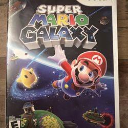 Super Mario Galaxy (Nintendo Wii, 2007) CIB Complete In Box w/ Manual & Inserts