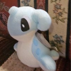  POKEMON LAPRAS   2016  CENTER POKEDOLL W/JAPANESE  WORDS PLUSH  ANIMAL TOY  