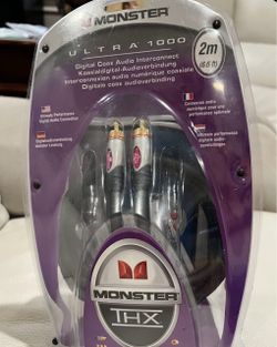 Monster THX Ultra 1000 Digital Coax Audio Cable 2m