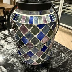 Mosaic Decorative Candle Lantern