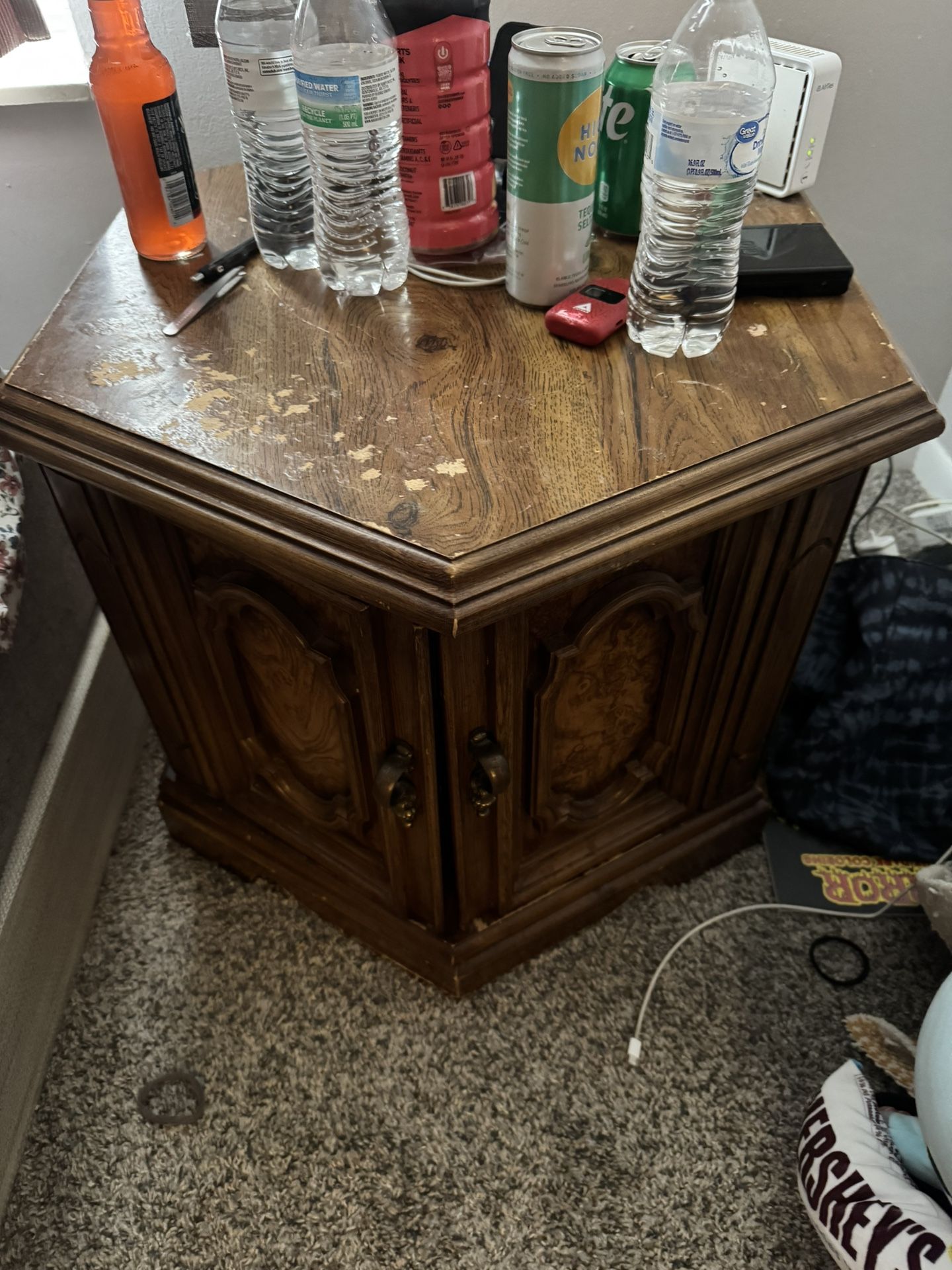 Wooden Antique Nightstands 