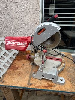 Craftsman Miter Saw with Dust Bag