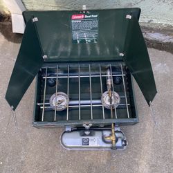 Coleman Dual Fuel 2-Burner Stove Camping 