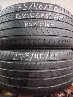Pair of 275/40/R20 with 75 % of tread or life  BRIDGESTONE  alenza HABLAMOS ESPAN̈OL