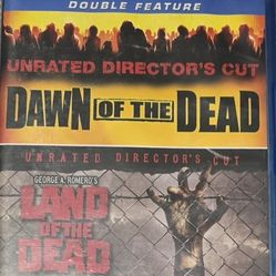 Dawn Of The Dead & Land Of The Dead Bluray DVD Used