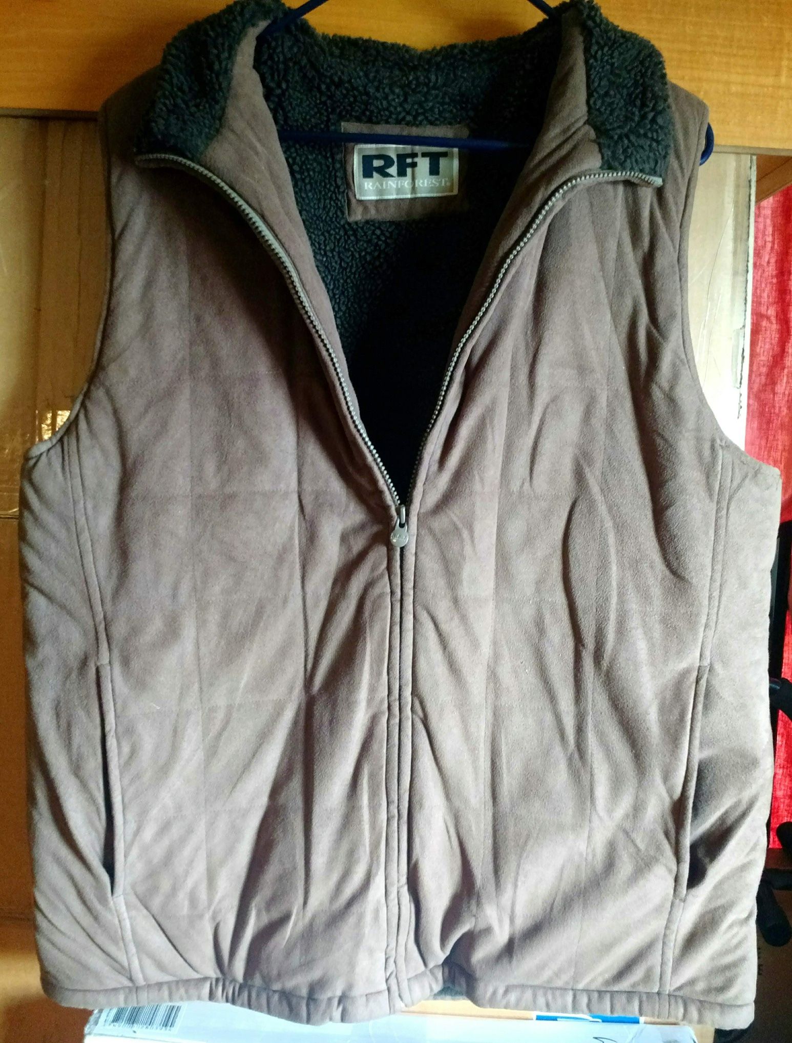 RFT Microsuede Fleece Vest- Mens Large