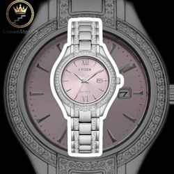 Citizen Women's Silhouette Crystal Eco-Drive watch model FE1230-51X