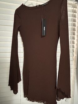 Brown Mini Dress