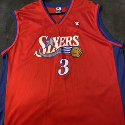 Sixers Allen Iverson Size XXL Jersey 