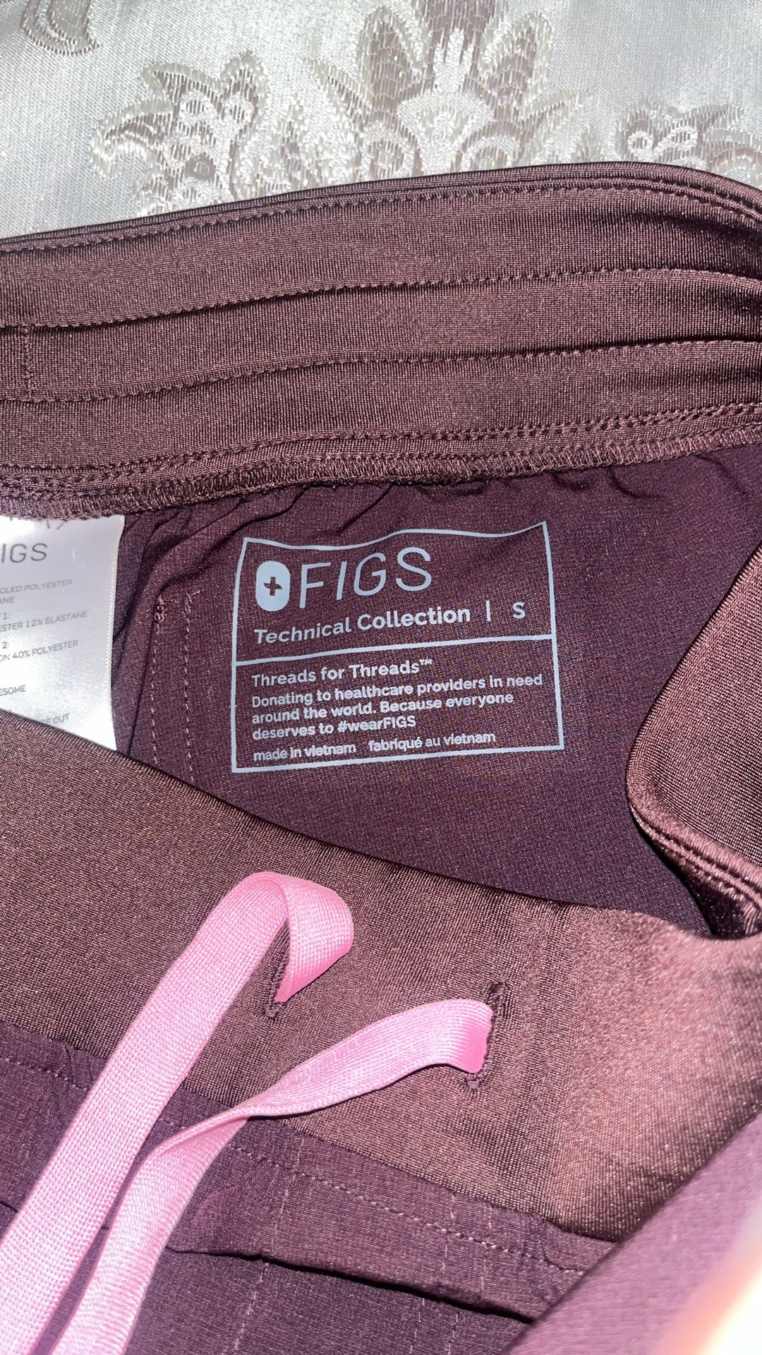 Brown Figs Scrub Uniform Bottom