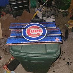 Wooden Cubs Sign
