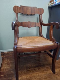 French style solid wood desk chair