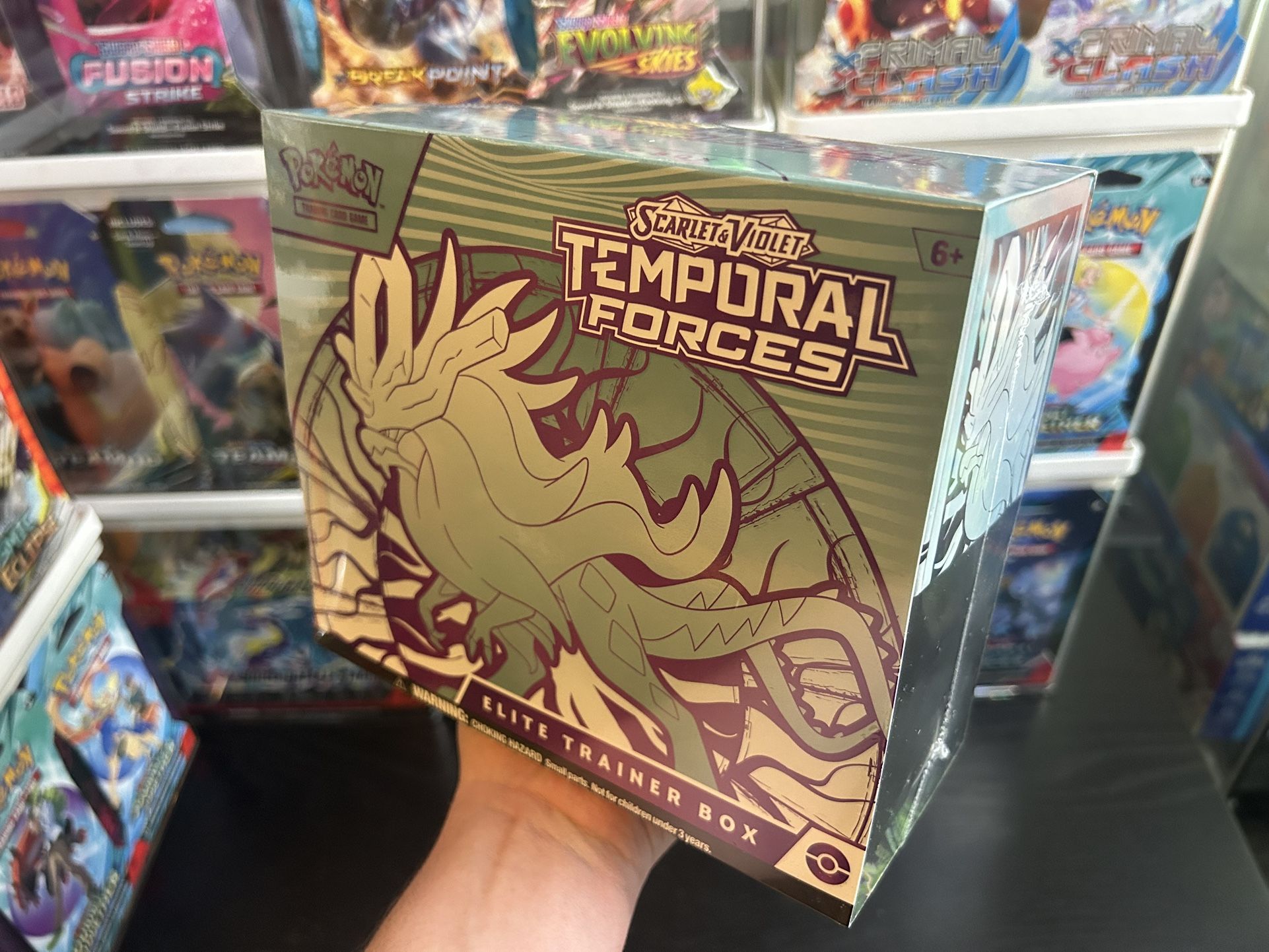 Pokemon TCG Temporal Forces Elite Trainer Box ETB Walking Wake- FACTORY SEALED