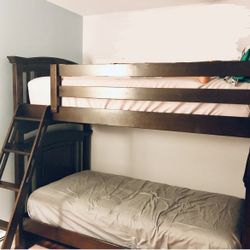 Bunk Beds With Mattresses - Espresso