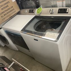 New Set Top Load Maytag Agitator White Gas 