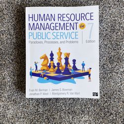 Human Resource Management In Public Service (7th Edition)