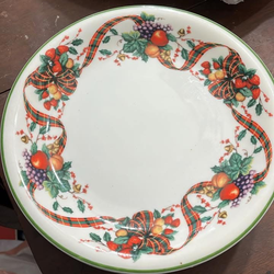 6 set of William James Christmas dishes