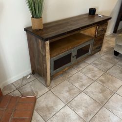 Entertainment center and end table
