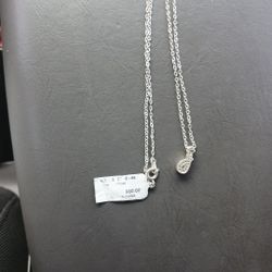 Fine Silver Plated Necklace Womens