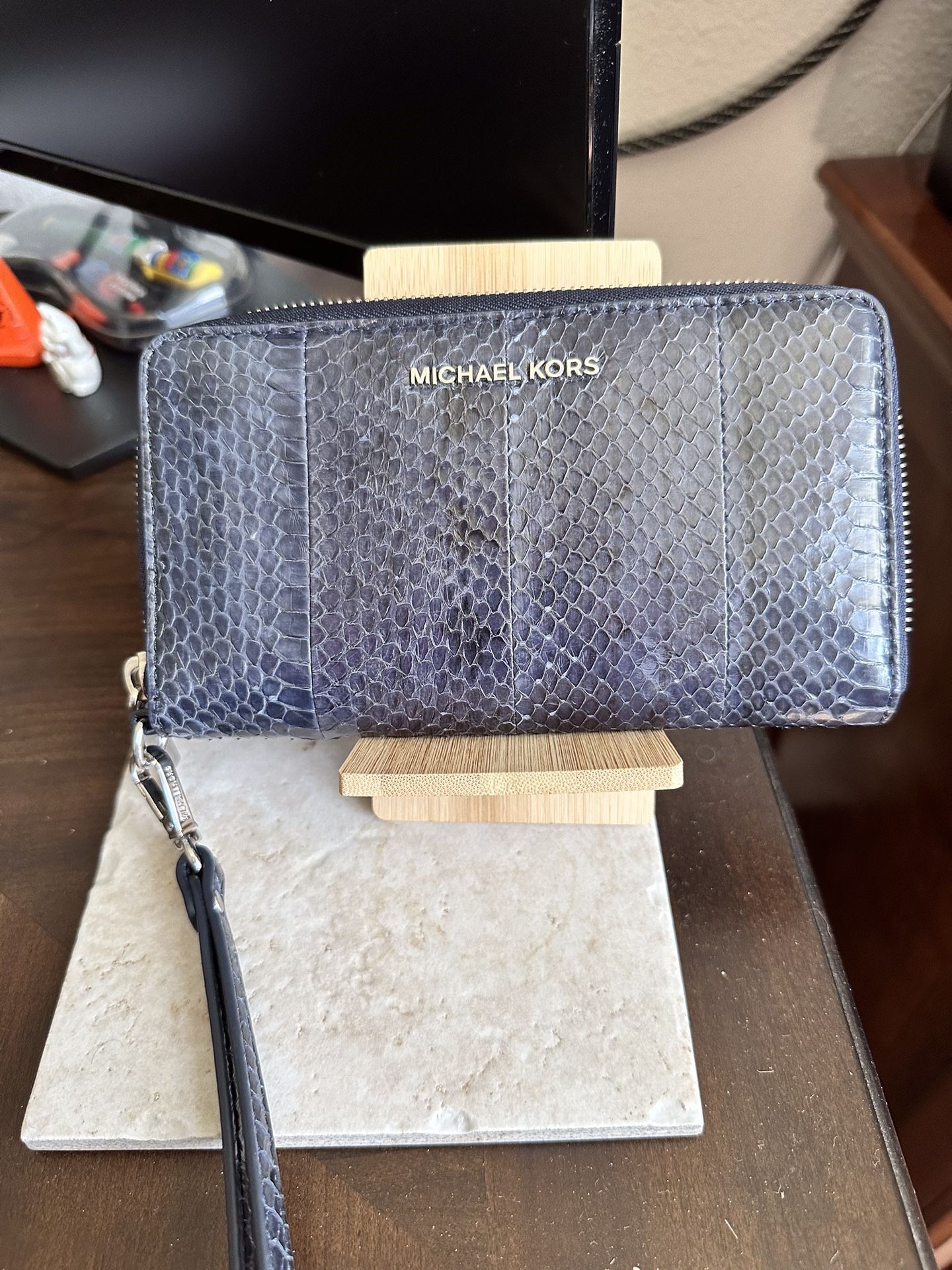 Michael Kors Snakeskin Wallet/Wristlet