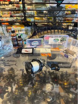 (Murrieta) Shimano Torium 14 HG salt water conventional star drag fishing reel. Ready to fish
