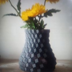 Honey comb plant vase