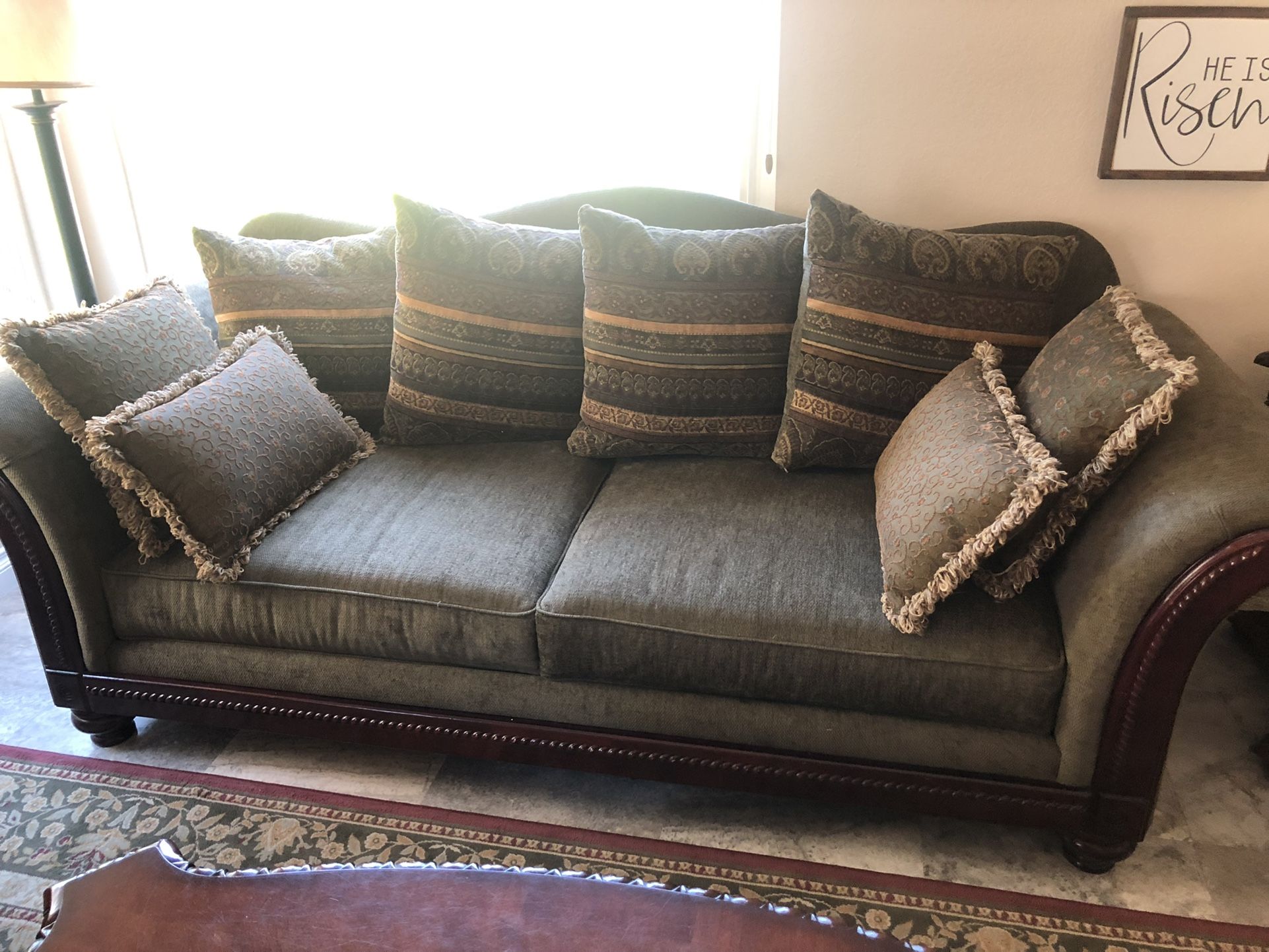 Sofa and Loveseat