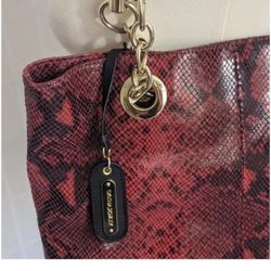Cynthia Rowley Leather Snakeskin Bag