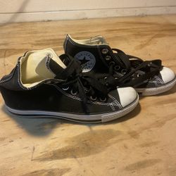 Converse High Tops Black Chucks Size 11